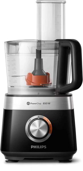BAZAR - Philips Viva Collection HR7530/ 10 kuchyňský robot,  850 W,  2 rychlosti + puls,  černá - poškozený obal1