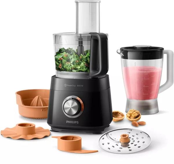 BAZAR - Philips Viva Collection HR7530/ 10 kuchyňský robot,  850 W,  2 rychlosti + puls,  černá - poškozený obal4