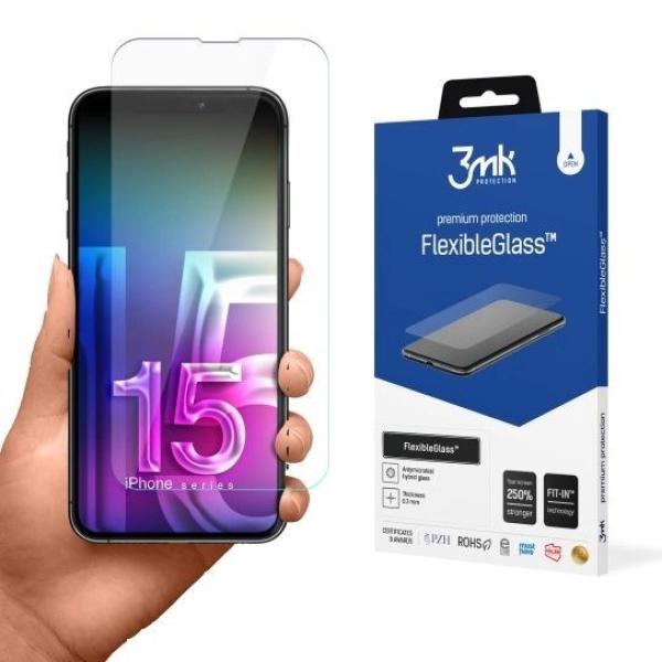 3mk hybridní sklo FlexibleGlass pro Apple iPhone 15 Pro Max