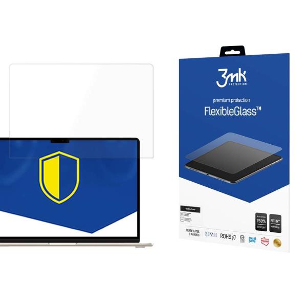 3mk hybridní sklo FlexibleGlass pro Apple Macbook Air 15, 3 (M2 /  M3 /  M4)