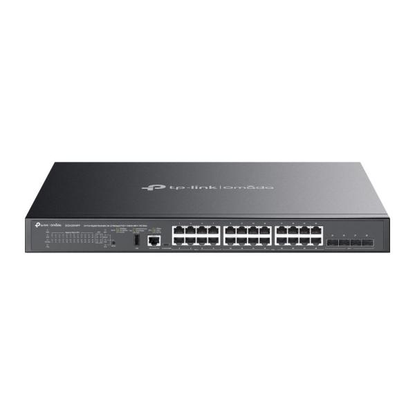 Omada 24-Port Gigabit Stackable Lite L3 Managed PoE++ Switch with 4 10G Slots