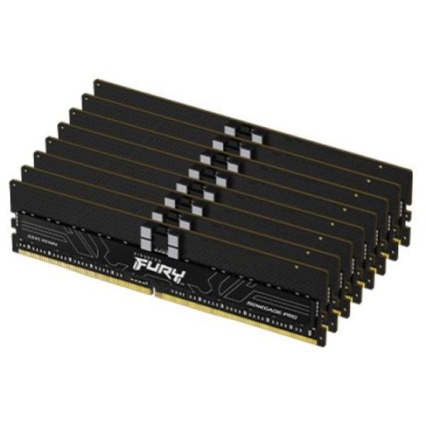 BAZAR KINGSTON DIMM DDR5 256GB (Kit of 8) 6400MT/ s CL32 ECC 2Rx8 FURY Renegade Pro EXPO (ROZBALENO,  PLNÁ ZÁRUKA)