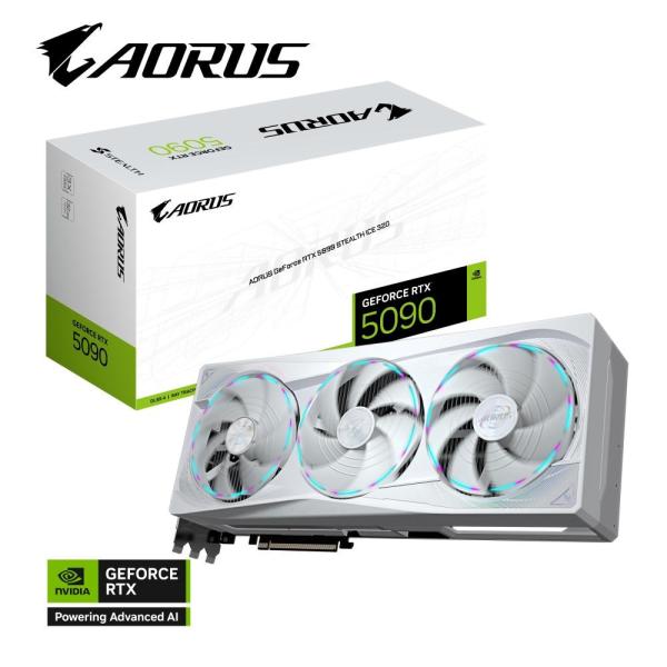 GIGABYTE AORUS GeForce RTX 5090 STEALTH ICE/ 32GB/ GDDR7