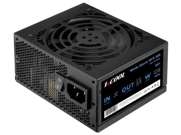 Napájací zdroj EUROCASE micro SFX-300W,  8cm ventilátor,  APFC,  CE,  CB,  ErP2013,  80+