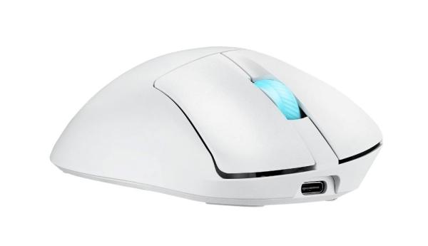 ASUS myš ROG Keris II Origin, bezdrátová herní myš, bílá3