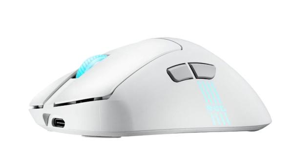 ASUS myš ROG Keris II Origin, bezdrátová herní myš, bílá4
