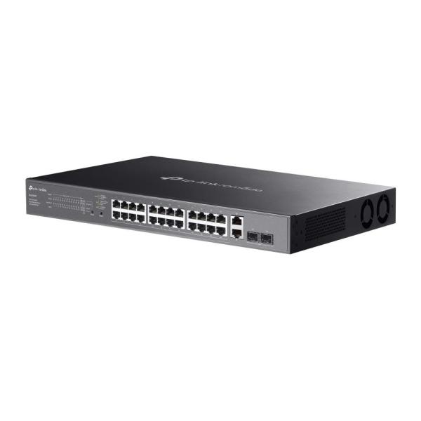 TP-Link OMADA switch ES228GMP (26xGbE, 2xSFP, 24xPoE+, 384W)1