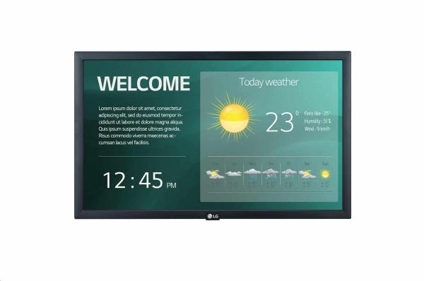 22" LG LED 22XE1J-B - FHD, IPS, 1500cd, WOS, 24/ 7
