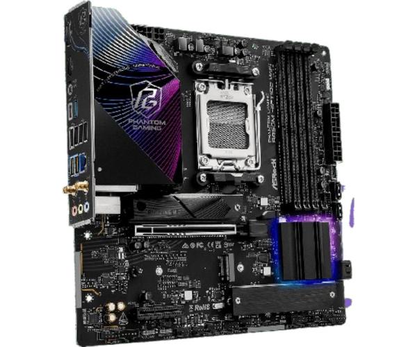 ASRock MB Sc AM5 B850M Riptide WiFi,  AMD B850,  4xDDR5,  1xDP,  1xHDMI,  WiFi,  mATX2