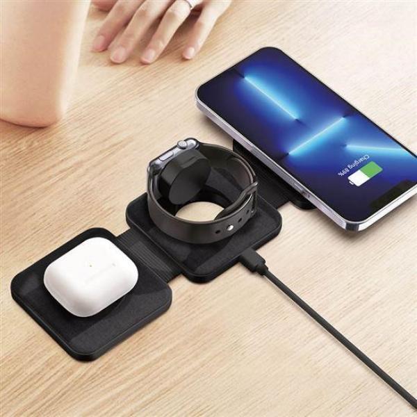 Solight cestovní nabíječka 3v1,  MagSafe kompatibilní4