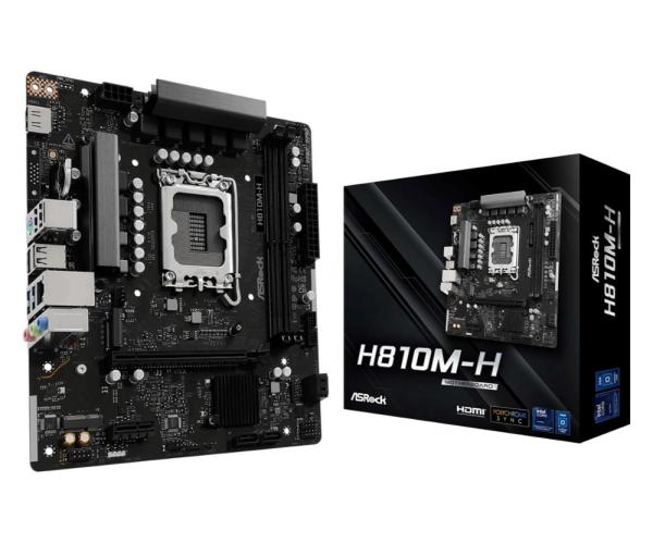 ASRock MB Sc LGA1851 H810M-H,  Intel H810,  2xDDR5,  1xHDMI,  mATX