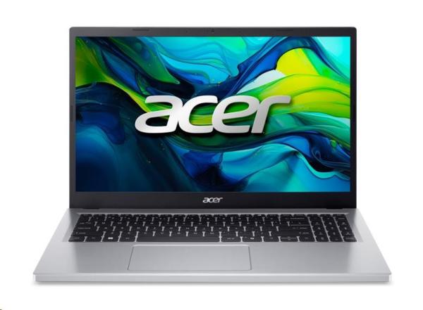 Acer Aspire Go 15/ AG15-32P-33EJ/ 3-N355/ 15, 6"/ FHD/ 8GB/ 512GB/ Intel int/ W11H/ Silver/ 2R