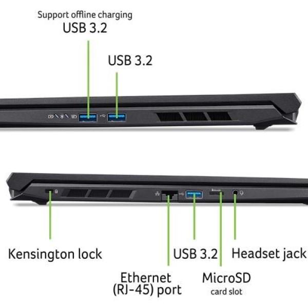 Acer Nitro V 16/ ANV16-42-R250/ R7-260/ 16"/ 2560x1600/ 32GB/ 1TB/ RTX 5070/ bez OS/ Black/ 2R9