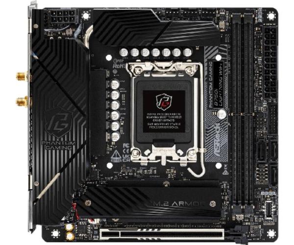 ASRock MB Sc LGA1700 B760I Lightning WiFi,  Intel B760,  2xDDR5,  1xDP,  1xHDMI,  mini-ITX1