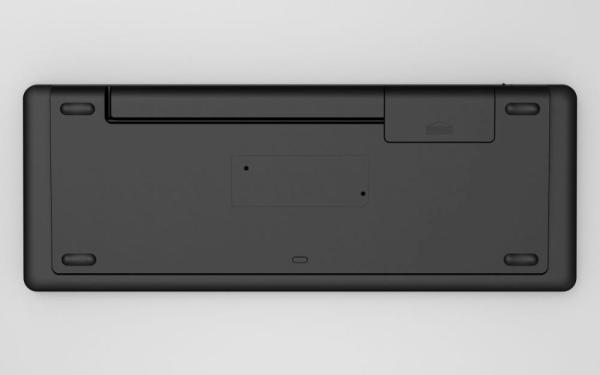C-TECH Klávesnice WLTK-03,  Bezdrátová,  Touchpad,  černá1