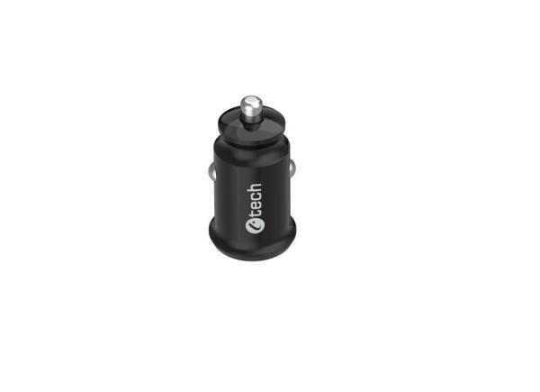 C-TECH Nabíječka do auta UCC-03, 2xUSB, černá