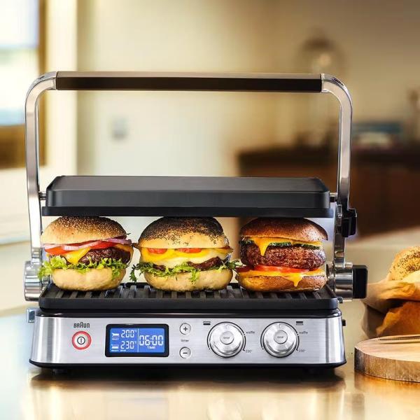 Braun MultiGrill 9 kontaktní gril, 2000 W, 2 teplotní zóny, miska na tuk3
