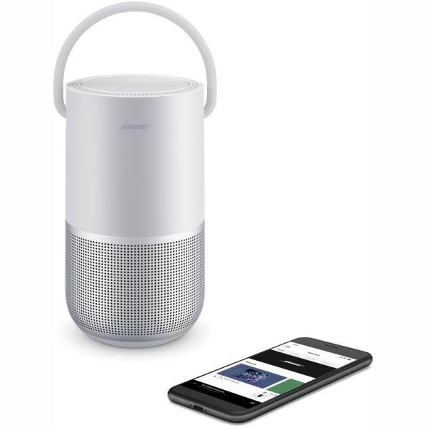 Bose Home speaker Portable přenosný reproduktor, Bluetooth, Wi-Fi, IPX4, stříbrný4