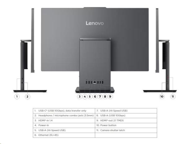 LENOVO PC AiO ThinkCentre neo 50a 24 Gen 5 -  i5-13420H, 23.8" FHD IPS, 16GB, 512SSD, HDMI, Int. Intel UHD, W11H, 3Y Onsite4