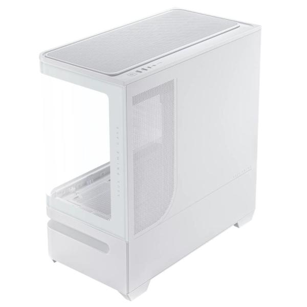 ASUS Case AP202 PRIME CASE,  mATX,  Průhledná bočnice,  3x 120mm ARGB Fan,  bílá4