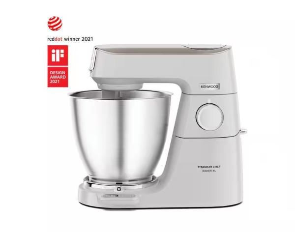 Kenwood Titanium Chef Baker XL kuchyňský robot,  zabudovaná váha,  časovač,  bílá