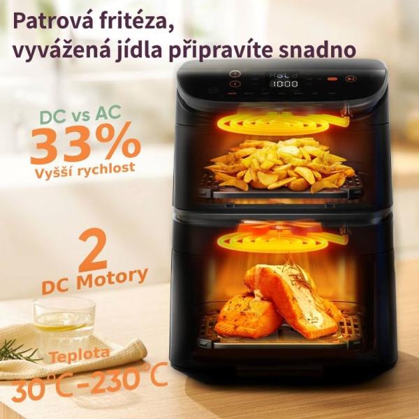Cosori Turbo Tower horkovzdušná fritéza 10, 8l černá2