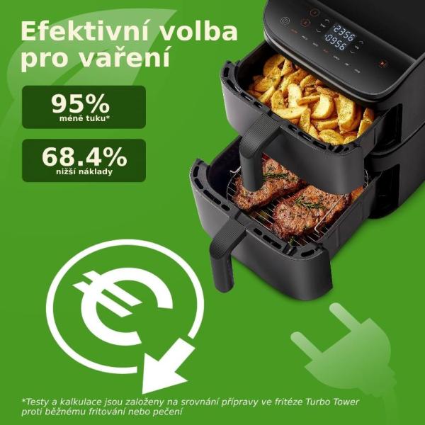 Cosori Turbo Tower horkovzdušná fritéza 10, 8l černá5