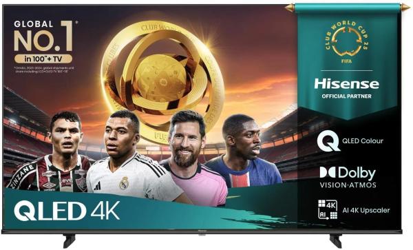 Hisense 55 TV, 4K Ultra HD, HDR, Dolby Vision, Miracast, herní režim, Apple Airplay 2