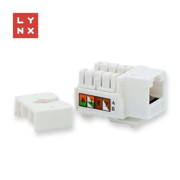 LYNX keystone UTP Cat5e,  90 stp.,  bílý1