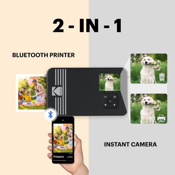 KODAK instantní fotoaparát Mini Shot 2 Retro C210R žlutá1