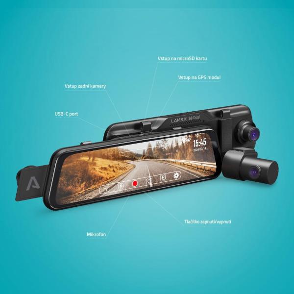 LAMAX S8 Dual - kamera do auta2