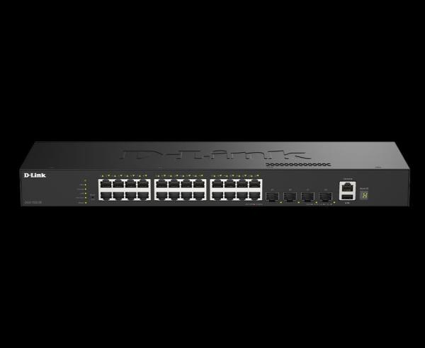 D-Link DGS-1530-28/ E 24 portov GE + 4 portov 10G SFP+ Smart Managed Switch
