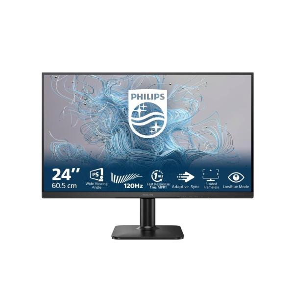 Philips/ 24E2N1110/ 23, 8"/ IPS/ FHD/ 120Hz/ 1ms/ Black/ 3R