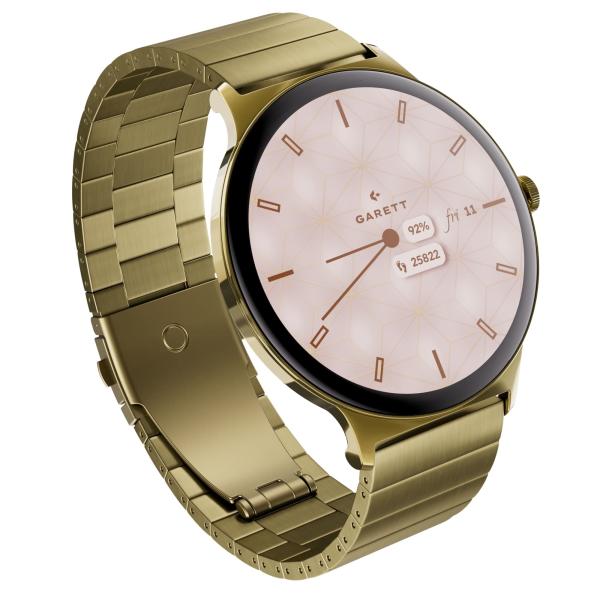 Garett Smartwatch Verona 2 zlatá SOLID steel8