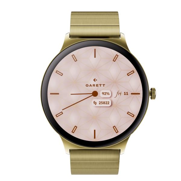 Garett Smartwatch Verona 2 zlatá SOLID steel2