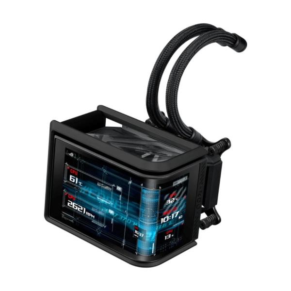 ASUS vodní chladič CPU AIO ROG RYUO IV SLC 360 ARGB,  3x120 mm,  LGA1851,  AM5,  černá2