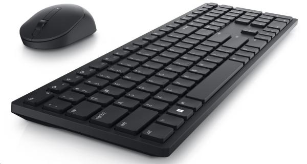 DELL Pro Wireless Keyboard and Mouse - KM5221W - US International  (QWERTY) - Black