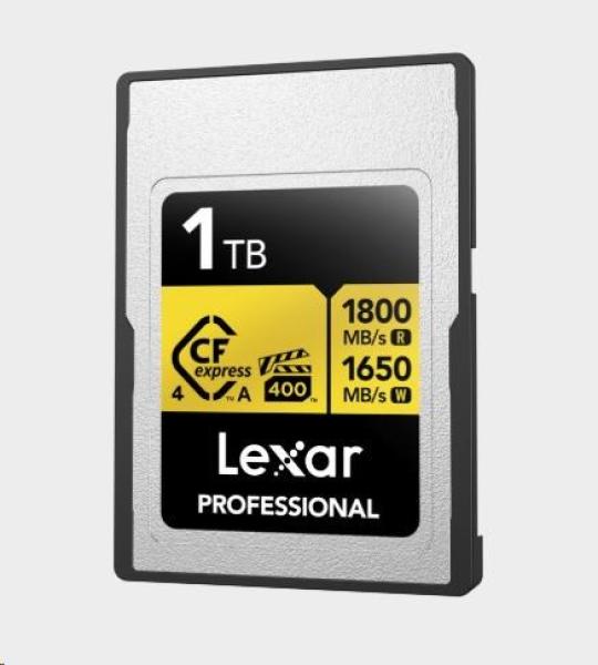 Lexar CFexpress 4.0 Pro Gold,  VPG400,  R1800/ W1650 (Type A) 1TB1