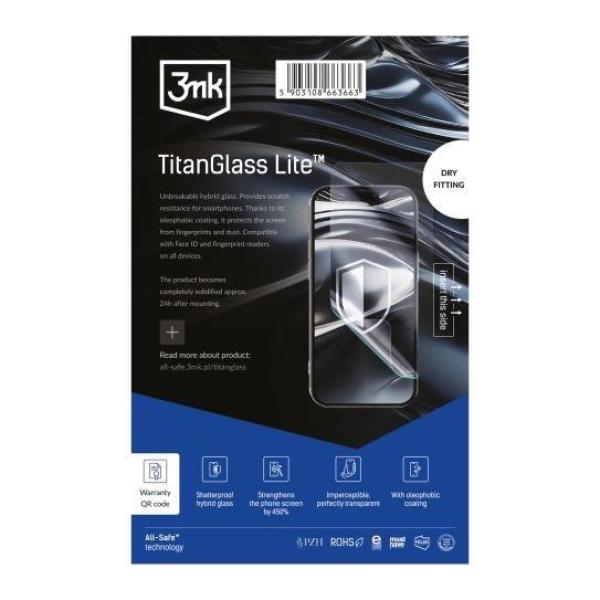 3mk All-Safe - AIO fólie TitanGlass Lite Dry Fitting Phone,  5 ks