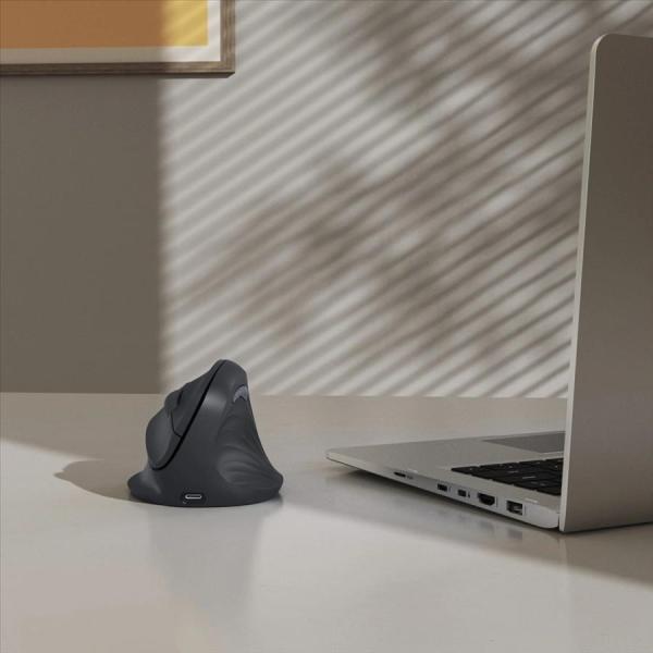 Hama vertikálna ergonomická bezdrôtová myš EWM-600R,  pre pravákov,  nabíjacia,  čierna3