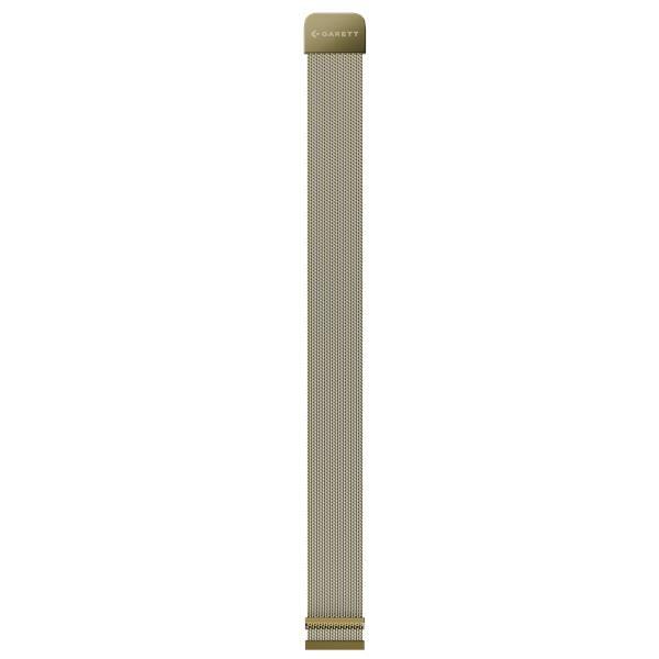Garett univerzální řemínek 20 mm,  zlatý kovový,  typ Mesh