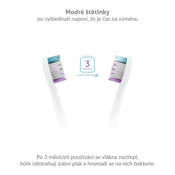 TrueLife SonicBrush Clean-series heads Sensitive white 8 pack2