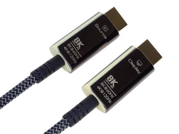 PREMIUMCORD Ultra High Speed HDMI 2.1 optický fiber kabel 8K@60Hz,  zlacené 7m4