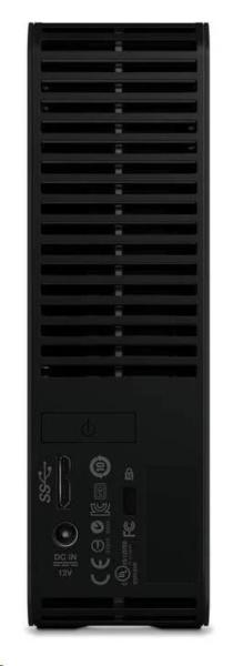 WD Elements Desktop 20TB,  Externí HDD,  USB 3.0,  černá3