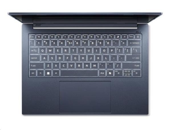 ACER NTB Aspire 14 AI (A14-11M-X6R7), X X1-26100 8C, 14" 1920x1200, 16GB, 512GB SSD, Adreno, W11 Home, Steam Blue3