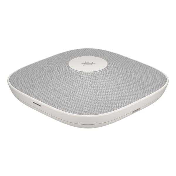 HP Poly Studio A2 White Table Microphone w/  Mounting Plate I/ O cables7