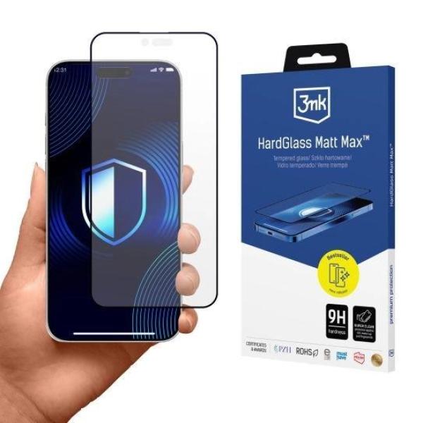 3mk tvrzené sklo HardGlass Matt Max pro Apple Iphone 17 Pro