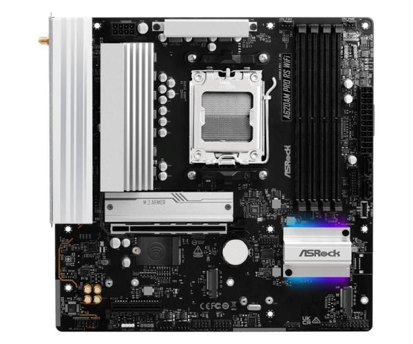 ASRock MB Sc AM5 A620AM PRO RS WIFI,  AMD X620,  4xDDR5,  1xHDMI,  1xDP,  WI-FI4