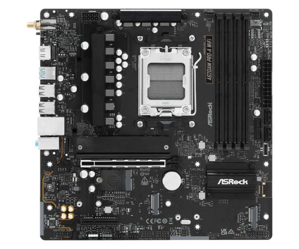 ASRock MB Sc AM5 A620AM PRO-A WIFI,  AMD A620A,  4xDDR5,  1xHDMI,  WIFI4