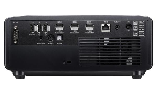 Optoma projektor UHZ58LV (DLP,  Laser,  UHD,  3000 ANSI,  HDMI,  RS232,  RJ45,  USB-A power,  repro 1x15W)4